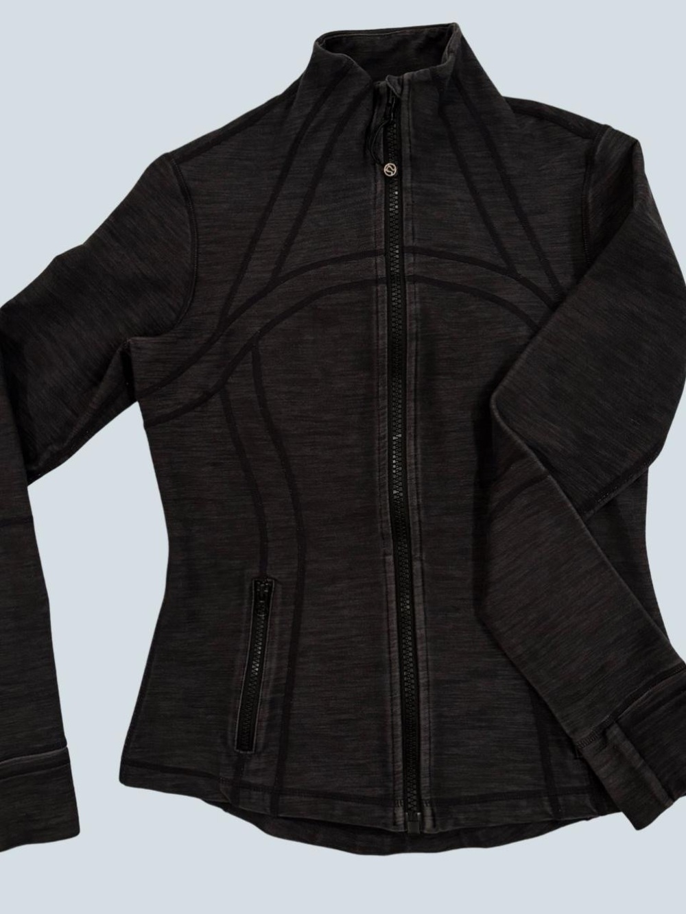 Rare Lululemon Black “Coco Pique” Full-Zip Define BBL Jacket. 2015. Size 6.